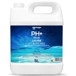 PLANTAWA Augmenteur de pH pour piscines 5 litres | Régulateur de pH, élévateur pH + pour piscines et spas, Augmente Le pH de l'eau, Entretien Facile, Augmente Le pH de la Piscine