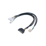 AK-CBFA06-30 PWM fan splitter cable for 3 fans from 1 PWM port powered