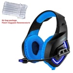 ONIKUMA K1 Camouflage Gaming Headset Dee Bass Game Casque PS4 ¿couteurs avec Micro pour PC Moblie Phone Nouvelle Xbox Tablet-k1 bleu sans bo¿te_XINENGJI