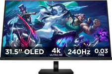 OMEN Transcend 31,5   UHD/240Hz/OLED/0,03ms bildskärm för gaming