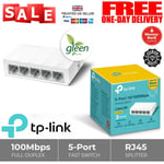 TP-LINK 5 Port Fast Ethernet Switch LAN Network RJ45 Splitter Hub Wired NEW