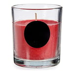 Bougie parfumée dans un bocal en verre d'une durée de combustion d'environ 30 h - Vanille, bambou, lavande, cannelle, fraise, thé vert, fruits rouges - Parfum marin (fruits rouges)