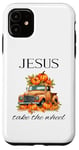 Coque pour iPhone 11 2024 Automne et Automne Jésus Take The Wheel Vintage Christian