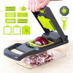 Vegetable Chopper Dicer Slicer 16-in-1 Salad Fruit Mandolin Food Cutter RRP £15