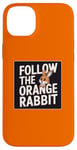 iPhone 14 Plus Follow the Orange Rabbit - Bitcoin Cryptocurrency Crypto Case