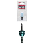 Bosch Professional Hole Saw Sheet Metal (Ø 19 mm) + 1x Power Change Plus Adapter (Socket 3/8" Hexagonal Shank, Incl. HSS-Co Drill Bit 7.15 x 65 mm)