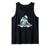 DJ Gear Set Turntable - VInyl Astronaut Disc Jockey DJ Tank Top