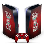 OFFICIAL LIVERPOOL FOOTBALL CLUB ART VINYL SKIN FOR SONY PS5 DISC EDITION BUNDLE