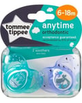 Tommee Tippee Anytime Soother BPA Orthodontic 6-18m, Little PRINCE