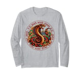 Year Of The Wood Snake Zodiac Happy Chinese New Year 2025 Long Sleeve T-Shirt