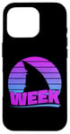 iPhone 16 Pro 2025 Week Retro Shark Fin Lover Sea Ocean Animal Summer Trip Case