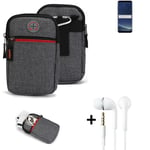 Holster + earphones for Samsung Galaxy S8 Belt Pouch