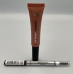 L'Oreal Brow Xpert Eyebrow Pencil 105 Brunette & Lip Paint/Lacquer 101 8ml. Duo