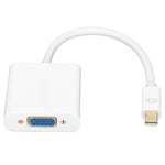 Mindpure Mini DisplayPort - VGA -sovitin Täysin yhteensopiva Mini DP - VGA -sovitin televisioille Näytöt Projektorit Näytöt