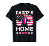 Trump 2024 Take America Back Daddy's Home Trump Pink 2024 T-Shirt