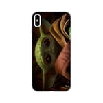 ERT GROUP Coque de téléphone Portable pour Apple iPhone XS Max Original et sous Licence Officielle Star Wars Motif Baby Yoda 002 Parfaitement adapté à la Forme du téléphone Portable, Coque en TPU