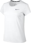 Nike W NK Brthe Rapid SS T-Shirt à Manches Courtes pour Femme XS Blanc