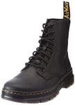 Dr. Martens Mixte 8 Eye Boot Rangers, Black Wyoming, 38 EU