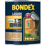 Lasure protection bois anti Uv hydrofuge fongicide 5 ans Teinte Chêne clair 1L B