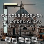 Google Pixel 6A - Härdat glas 9H - Super kvalitet 3D Skärmskydd