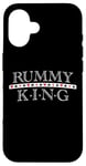 Coque pour iPhone 16 Lecteur de cartes Rummy King Gin Rummy Graphic