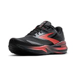 BROOKS Femme Adrenaline GTS 24 Weatherized Sneaker, Black Ebony Hot Coral, 39 EU