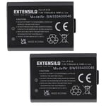 2x Battery for Canon EOS Rebel T6 Rebel T7 1100mAh