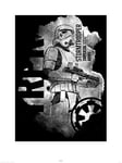 Star Wars Rogue One (Stormtrooper Smoke) 60 x 80 cm Toile Imprimée