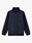 BOSS Kids' Quilted Fleece Jacket, Navy