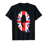 Union Jack British Flag Letter Q Initial England Name Trendy T-Shirt