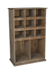 Garden Trading Chedworth Wood 11 Slot Welly & Shoe Locker Rack