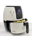 Digital 4Litre Air Fryer Low Energy Usage Healthy cooking Non-stick basket Cream
