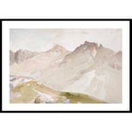 Poster Gallerix Little Cottonwood Canyon By Thomas Moran