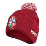 CANTERBURY RUGBY LIONS 2025 BEANIE HAT.NEW MENS WOMENS RED LINED BOBBLE CAP W24