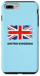 Coque pour iPhone 7 Plus/8 Plus Drapeau United Kingdom Angleterre Union Jack