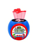 Lexibook Nintendo Super Mario Projector Clock with Snooze Alarm Function,Night L