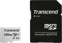 256Go-Sdxc/Sdhc 300S Carte Microsd 256 Go Avec Adaptateur Sd-Emballage Ouverture Facile-Ts256Gusd300S-Ae