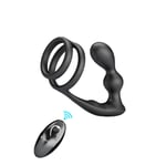 Plug anal Télécommandé Stimulateur prostate Anneau pénis Cockring