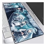 ITBT Wonderful World Tapis de Souris XL 700x300mm Hydrorésistant Anime Mouse Pad Grand Tapis de Souris Gamer avec Base en Caoutchouc Anti-Glissant Surface Texturée pour Ordinateur et PC,B