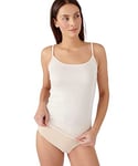 Damart - Débardeur pour Femme Invisible - Maille Stretch - Effet Seconde Peau - Thermolactyl, Degré de Chaleur 2 - Sable- XL