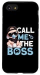 Coque pour iPhone SE (2020) / 7 / 8 Baby Boss « Call Me The Boss » Like A Boss Kids