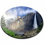 Round Mouse Mat - Yosemite National Park USA America Office Gift #8992