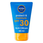 NIVEA SUN Protect & Moisture to GO SPF30 Lotion 50ml UVA & UVB Cream Travel Size