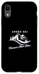 Coque pour iPhone XR Après-ski de Chamonix Mont-Blanc