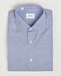 Brioni Slim Fit Micro Structure Dress Shirt Light Blue