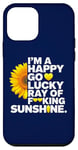 iPhone 12 mini I'm A Happy Go Lucky Ray Of Fucking Sunshine Shirt Sunflower Case