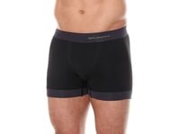 Brubeck Men's Boxer Shorts Bx11160 Black Size Xxl