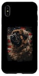 Coque pour iPhone XS Max Drapeau américain Leonberger