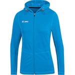 JAKO Run 2.0 Veste à Capuchon pour Femme, Taille 42, Bleu