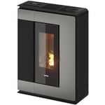 Poêle à granulés étanche Arco 9 Bi-Flux Titanium - 9 kW - Freepoint